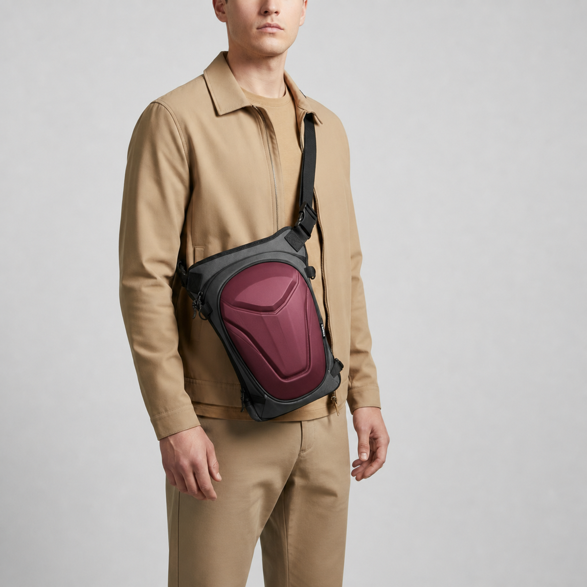 Vantora ARC Thigh bag - Maroon Shell