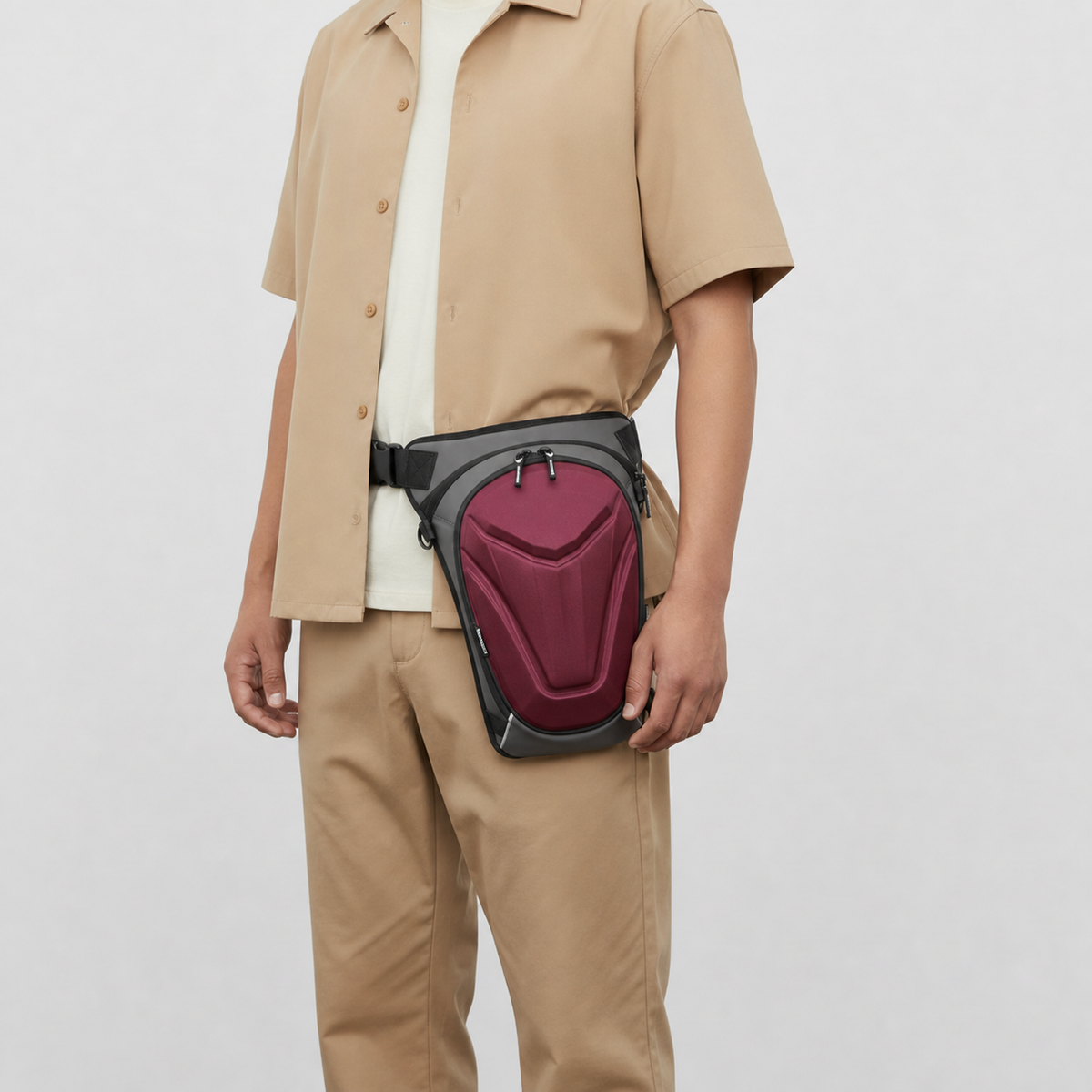Vantora ARC Thigh bag - Maroon Shell