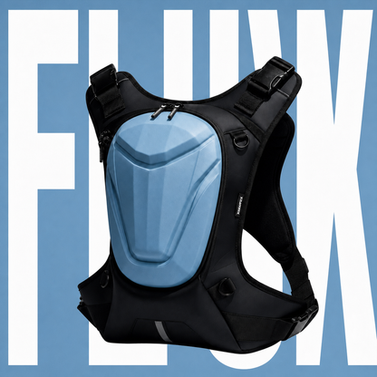 Vantora Flux 10L Backpack + 2L Hydration Bladder - Blue Black