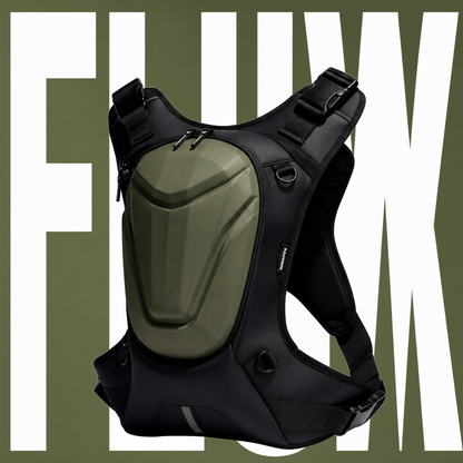 Vantora Flux 10L Backpack + 2L Hydration Bladder - Olive Black