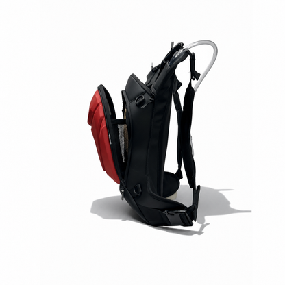 Vantora Flux 10L Backpack + 2L Hydration Bladder - Red Black
