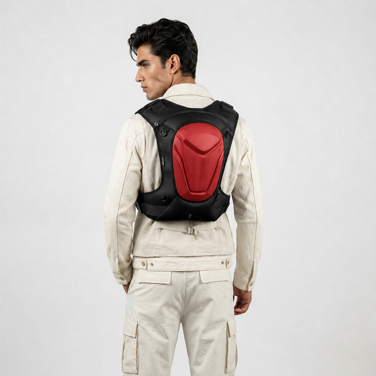 Vantora Flux 10L Backpack + 2L Hydration Bladder - Red Black