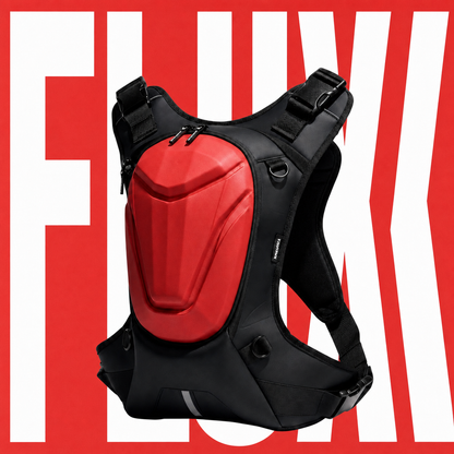 Vantora Flux 10L Backpack + 2L Hydration Bladder - Red Black