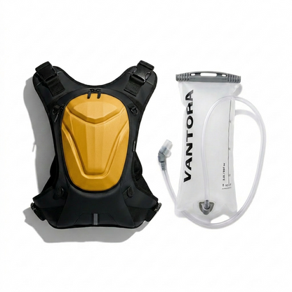 Vantora Flux 10L Backpack + 2L Hydration Bladder - Yellow Black