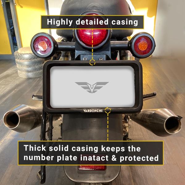 Vardenchi Magnum Rear Number Plate Casing Lite C1 (Universal Part)