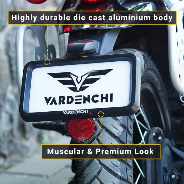 Vardenchi Magnum Rear Number Plate Casing Lite C1 (Universal Part)
