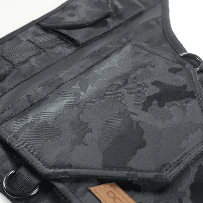 Vector Drop Leg Pouch / Cross Body Sling Bag - Black Camo
