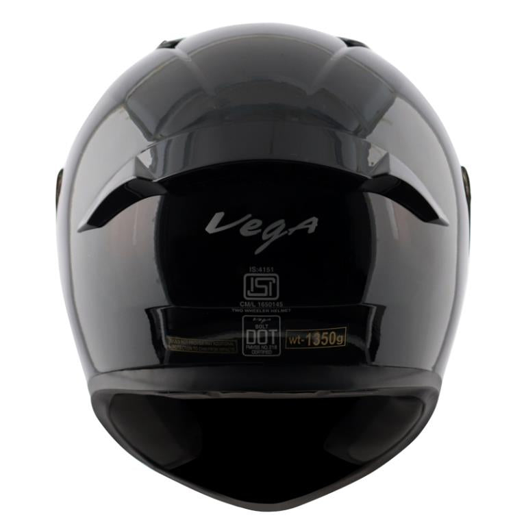 Vega Bolt Black Helmet - Riders Junction