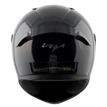 Vega Bolt Black Helmet - Riders Junction
