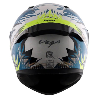 Vega Bolt Bunny White Blue Helmet - Riders Junction