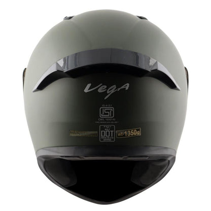 Vega Bolt Dull Battle Green Helmet - Riders Junction