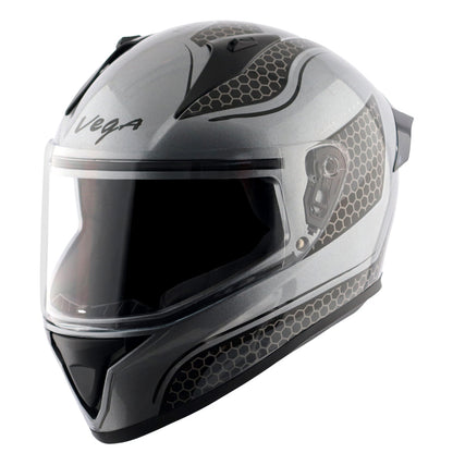 Vega Bolt Hyper Anthracite Black Helmet - Riders Junction