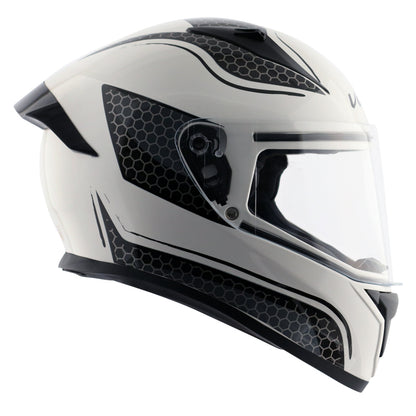 Vega Bolt Hyper White Black Helmet - Riders Junction
