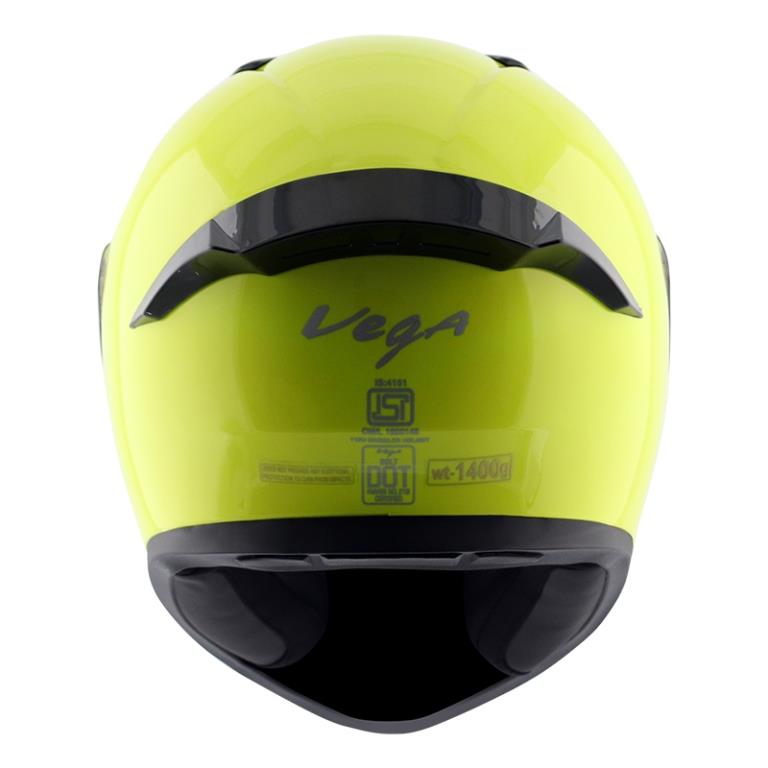 Vega Bolt Neon Yellow Helmet - Riders Junction