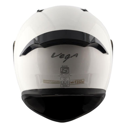 Vega Bolt White Helmet - Riders Junction