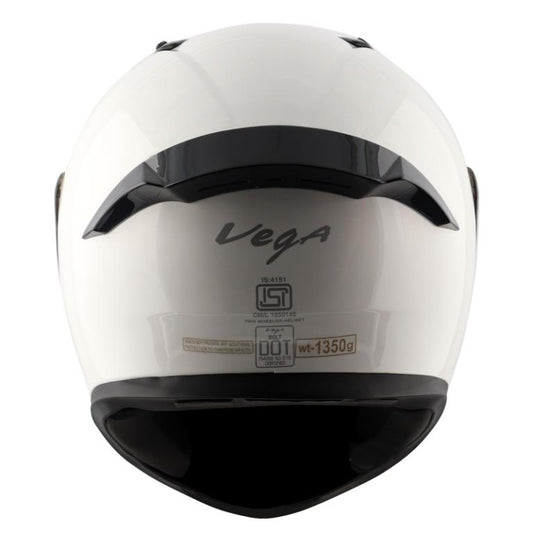 Vega Bolt White Helmet - Riders Junction