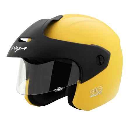 Vega Buds Open Face Helmet for Kids - Yellow