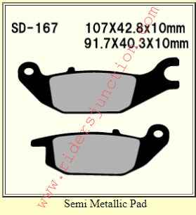Vesrah SD-167 Ceramic Brake Pad