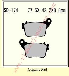 Vesrah SD-174 Ceramic Brake Pad