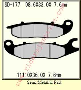 Vesrah SD-177 Ceramic Brake Pad