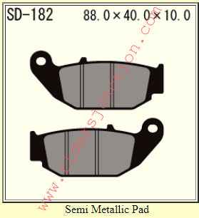 Vesrah SD-182 Ceramic Brake Pad