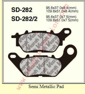 Vesrah SD-282 Ceramic Brake Pad