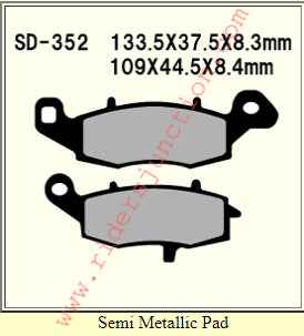 Vesrah SD-352 Ceramic Brake Pad