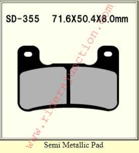 Vesrah SD-355 Ceramic Brake Pad