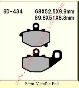 Vesrah SD-434 Ceramic Brake Pad