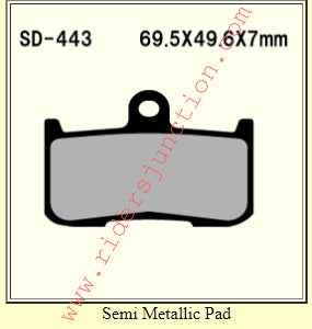 Vesrah SD-443 Ceramic Brake Pad
