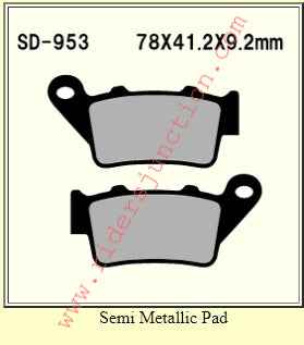 Vesrah Ceramic Rear Brake Pads for KTM Adventure 390 - SD-953