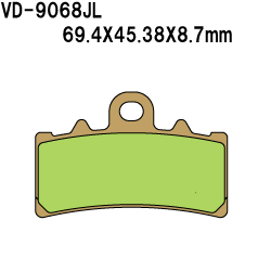 Vesrah RJL Sintered Brake Pad Front - VD 9068JL