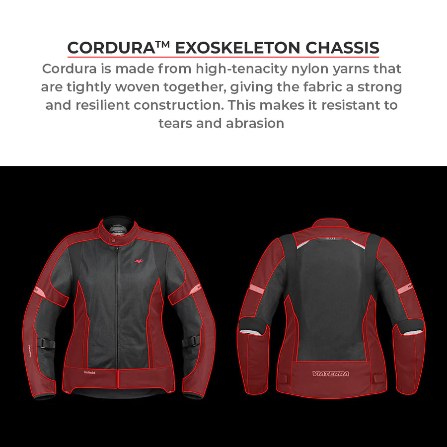 ViaTerra - Ellis Women's Street Mesh Riding Jacket