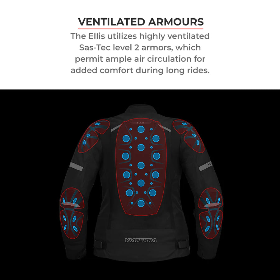 ViaTerra - Ellis Women's Street Mesh Riding Jacket