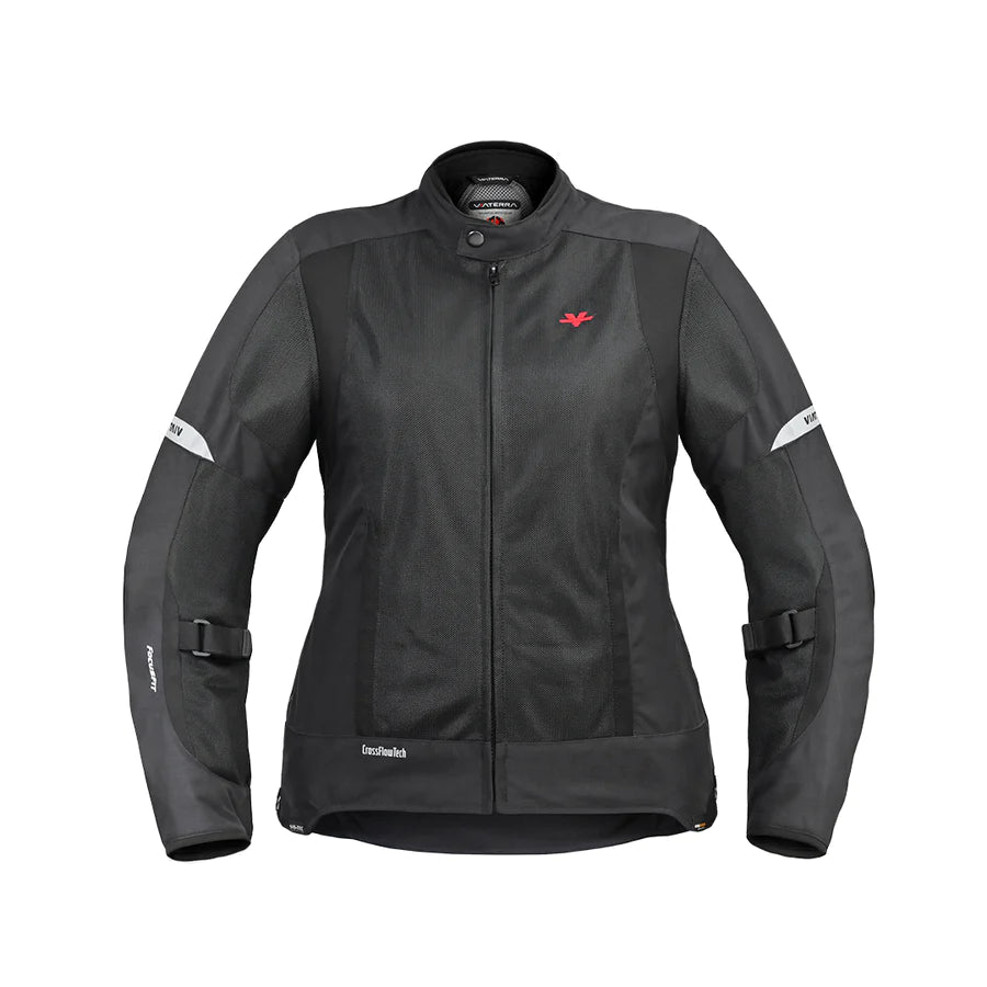 ViaTerra - Ellis Women's Street Mesh Riding Jacket - Black