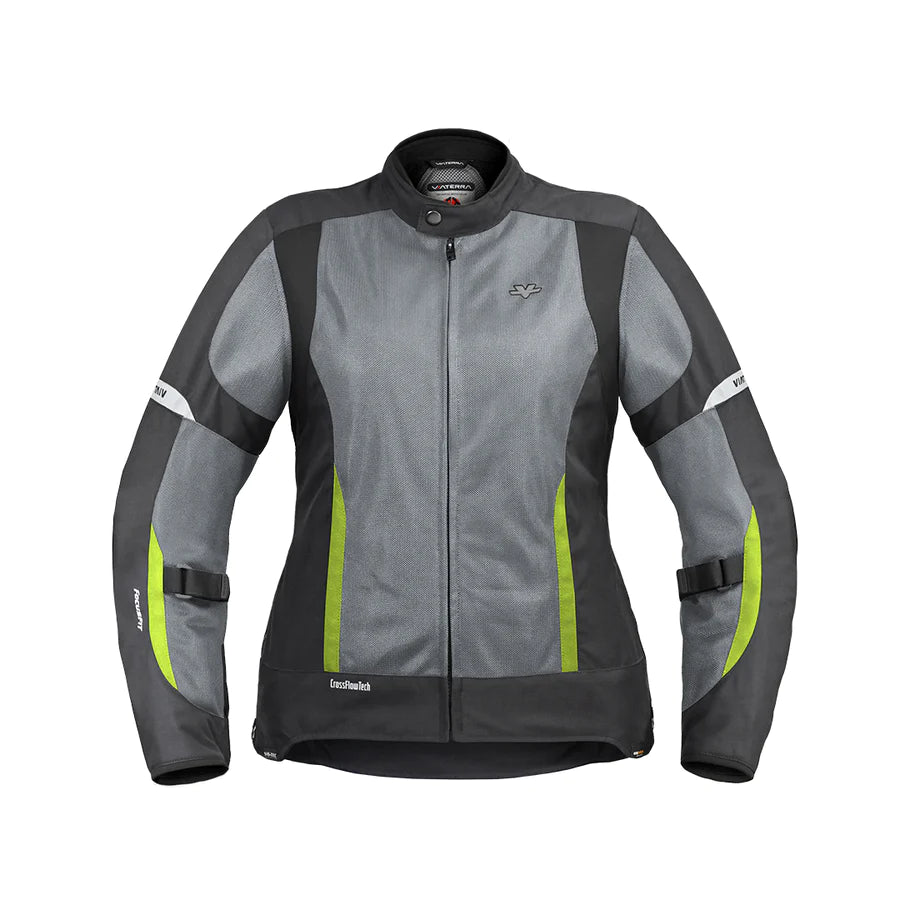 ViaTerra - Ellis Women's Street Mesh Riding Jacket - Fluro Green