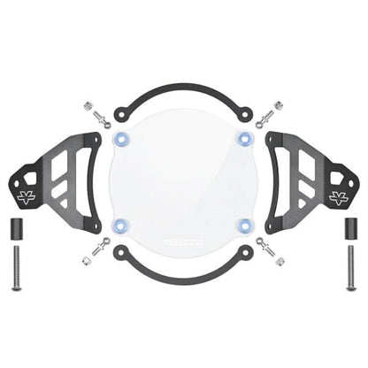 ViaTerra Headlight Guard for Royal Enfield Himalayan - Clear Shield