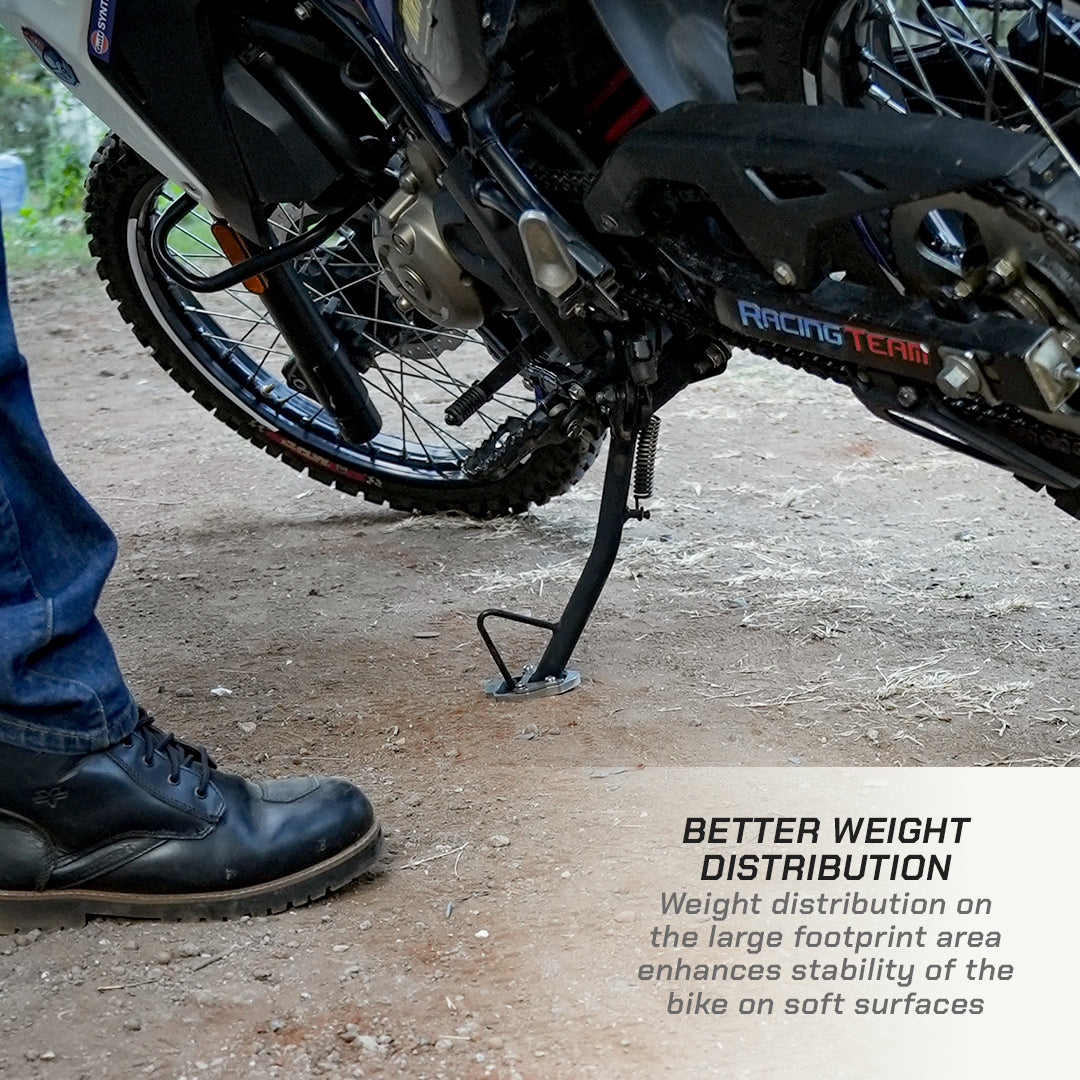 ViaTerra Sidestand Shoe For Hero XPulse 210 (Silver)