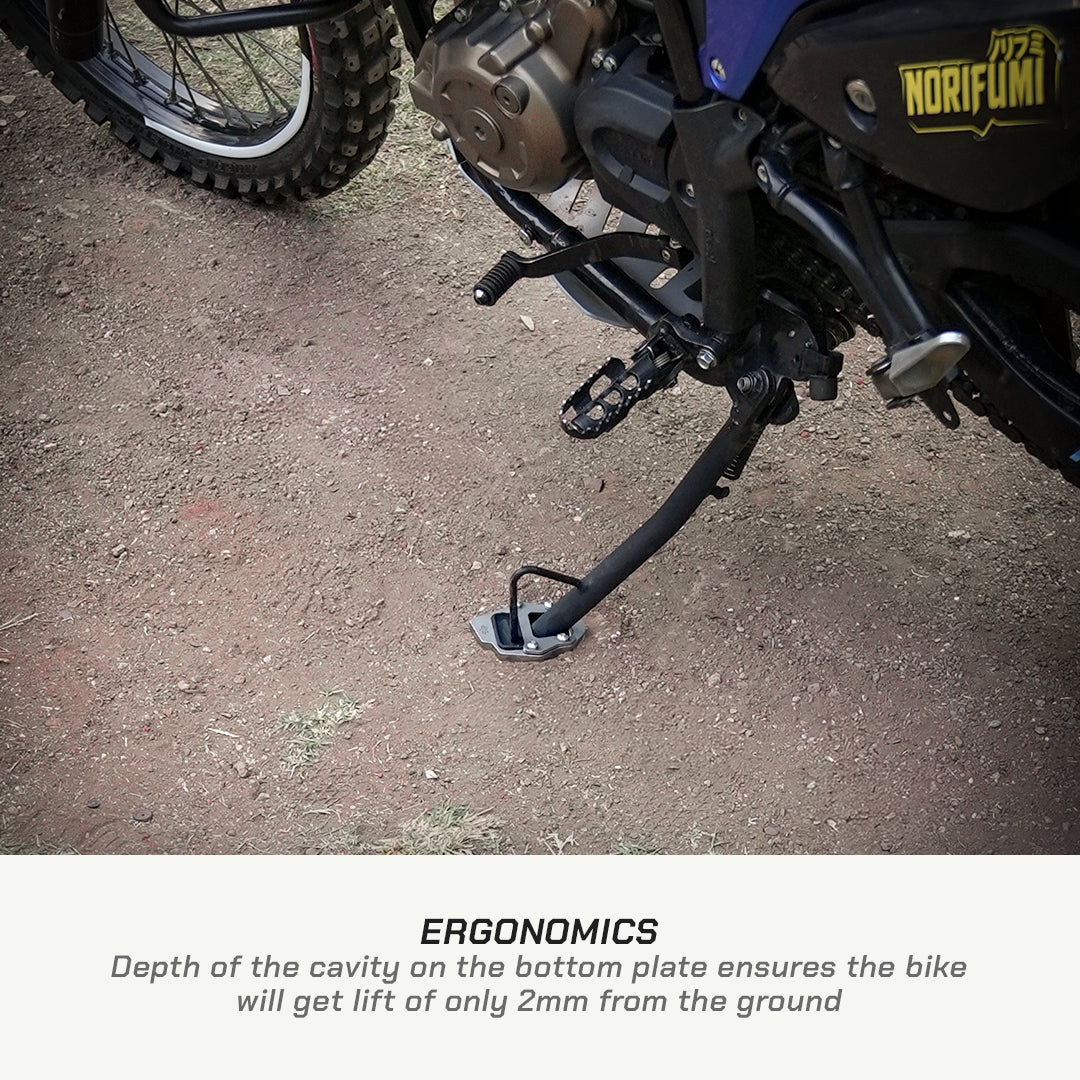 ViaTerra Sidestand Shoe For Hero XPulse 210 (Silver)