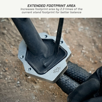 ViaTerra Sidestand Shoe For Hero XPulse 210 (Silver)