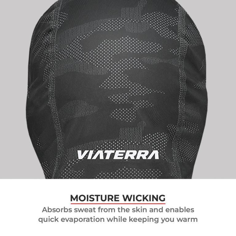 Viaterra 2nd Skin Balaclava - Motorcycle Helmet Liner - Camouflage