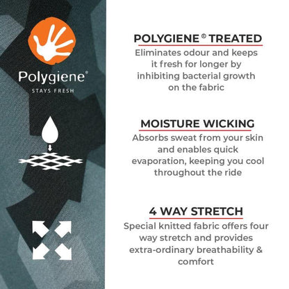 Viaterra 2nd Skin Balaclava - Motorcycle Helmet Liner - Star Print