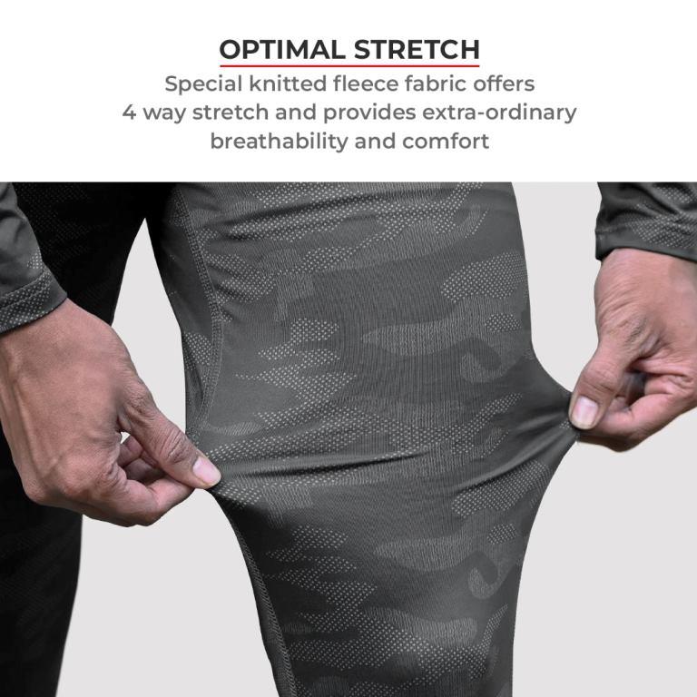 Viaterra 2nd Skin Base Layer - Bottom - Grey Camo