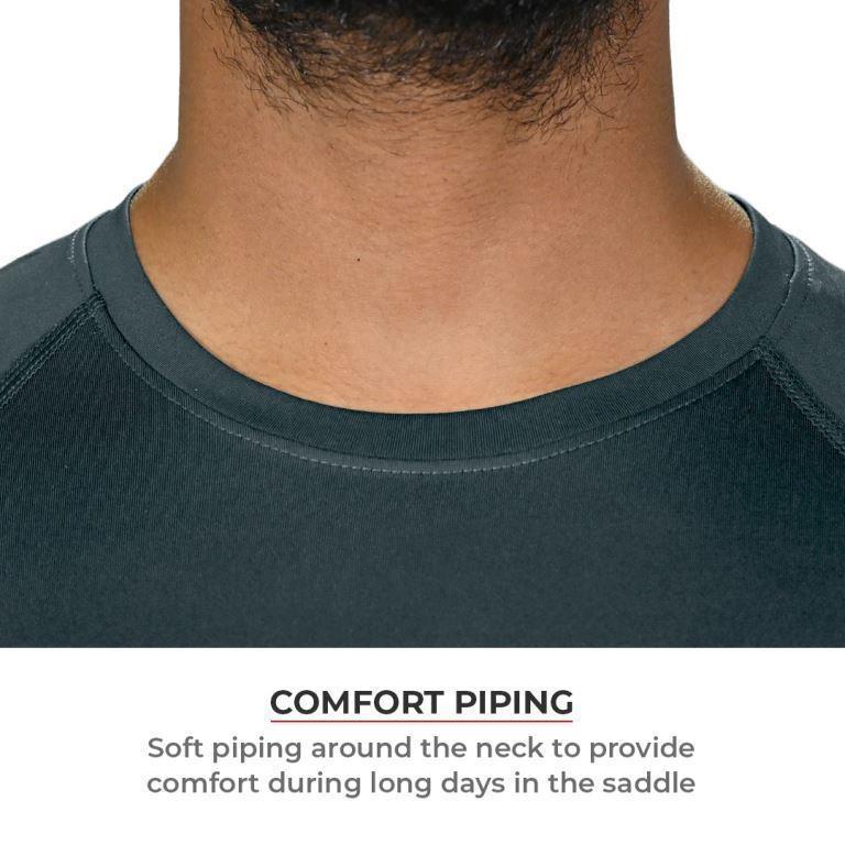 Viaterra 2nd Skin Base Layer - Top - Anthracite (Black Grey)