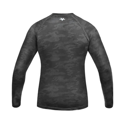 Viaterra 2nd Skin Base Layer - Top - Grey Camo