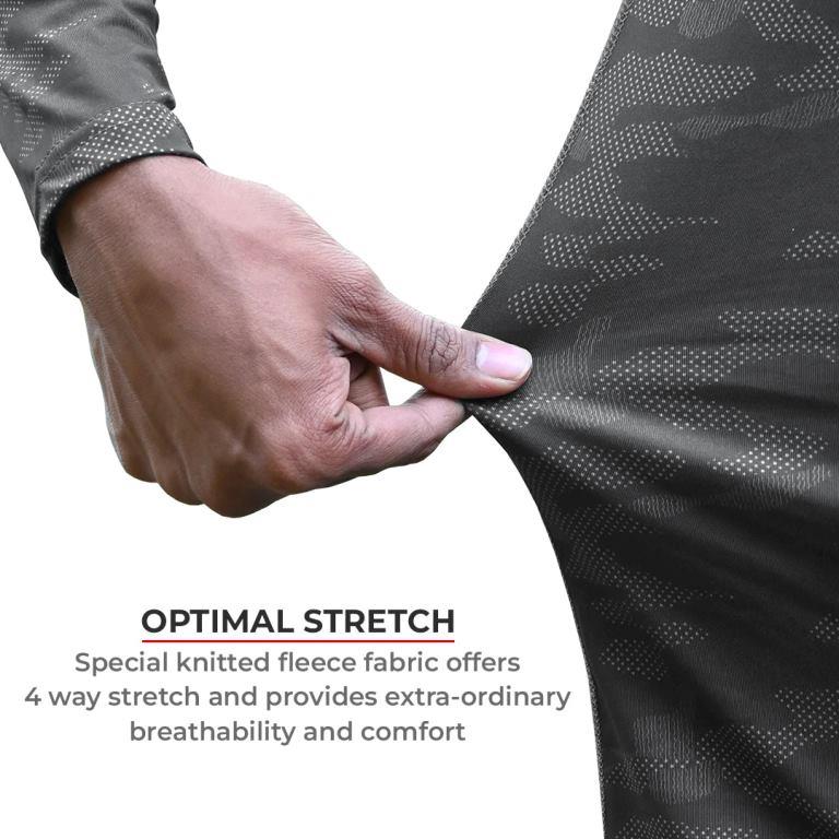 Viaterra 2nd Skin Base Layer - Top - Grey Camo