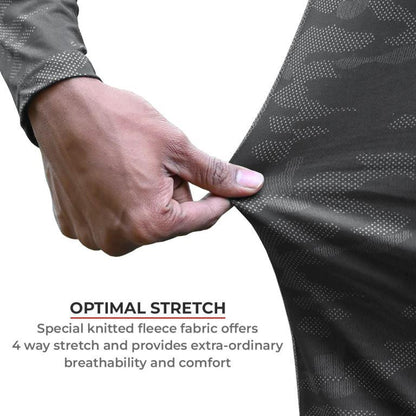 Viaterra 2nd Skin Base Layer - Top - Grey Camo