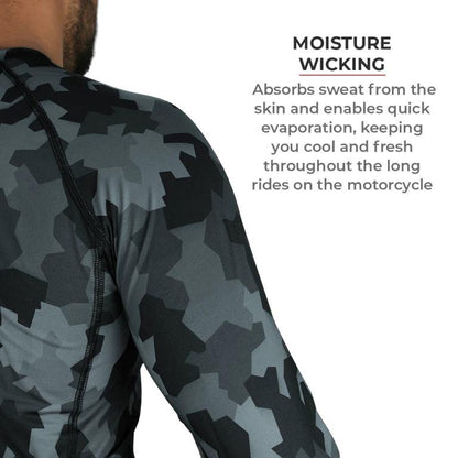 Viaterra 2nd Skin Base Layer - Top - Star Print