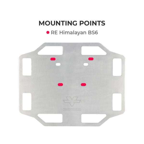 Viaterra Aluminium Rear Rack - Royal Enfield Himalayan Bs6 411 (2021-23)