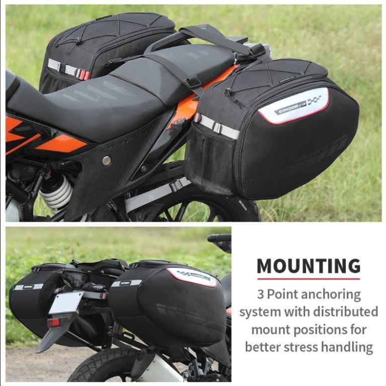 Viaterra Condor 2UP 64L Saddle Bag